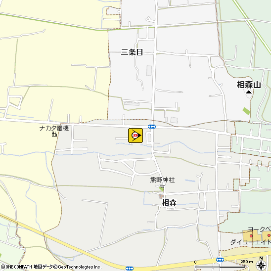 山村自動車（株）付近の地図